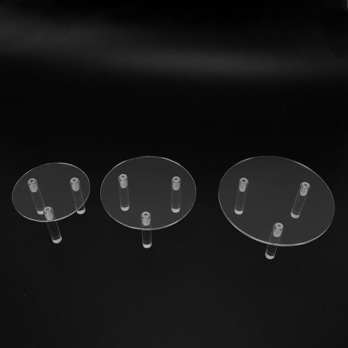 3-Piece Acrylic Display Stand Set