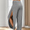 (Light Grey, M) Hippie Beach Pants - Summer Wrap Cover-Up 2
