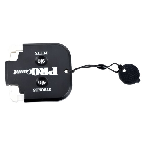 (Black Wihte) 2-Digit Golf Score Counter, Keychain & 4-Round Reset 1