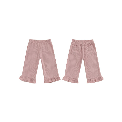 (6-12 Months, Pink) Παντελόνι κοτλέ με καθημερινής χρήσης 1