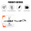 (White Yellow) 2-Digit Golf Score Counter, Keychain & 4-Round Reset 5