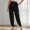 (Black, L) Hippie Beach Pants - Summer Wrap Cover-Up 2