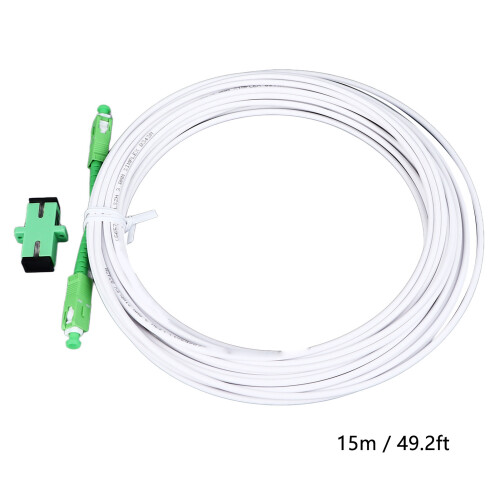 Glasfaserkabel Patchkabel 15m SC SC APC für FTTH FTTB, verstärkt, Single Mode 1