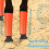4Pcs Orange Teslin Mesh Horse Fly Boots Breathable 5
