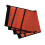 4Pcs Orange Teslin Mesh Horse Fly Boots Breathable 13