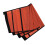 4Pcs Orange Teslin Mesh Horse Fly Boots Breathable 14