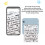 Impresora de bolsillo azul 1000mAh 200DPI BT Type-C 5