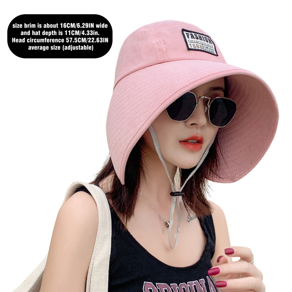 Dachuang Beauty (Pink) Uv Sun Hat For Women - Ponytail Design