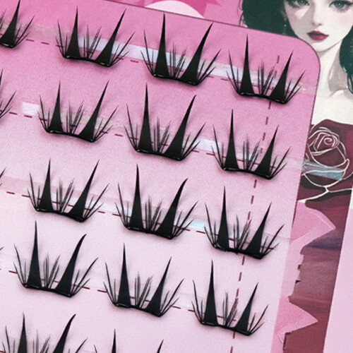 (Glue free model) Manga Self-Adhesive Eyelash Clusters