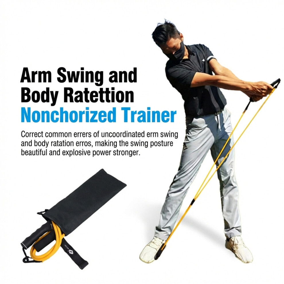 Photos - Golf Swing Trainer - Adjustable Belt for Consistent Swing