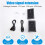 HD Wall Plate Extender -Compatible Wall Socket Panel Type High-Definition Network Cable Extender 50m 1080P 2