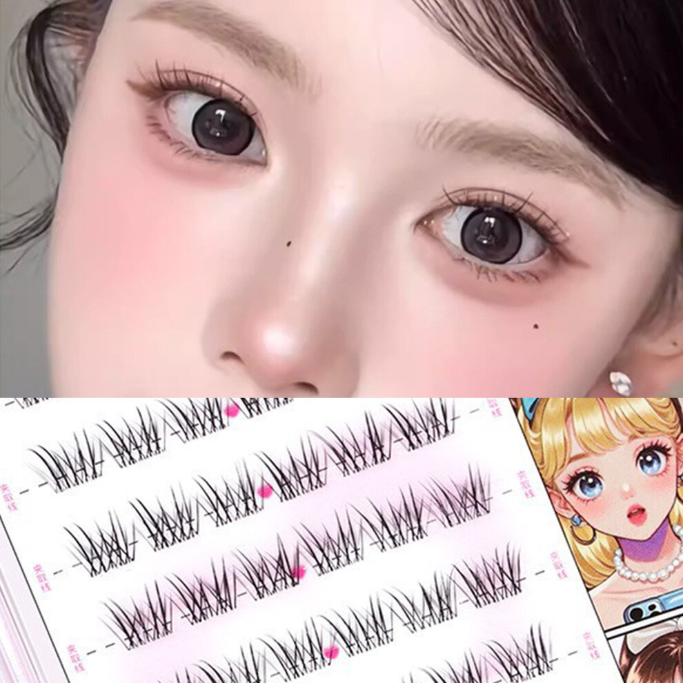 Roc-Electron Easy Apply No Glue False Eyelashes For Sensitive Eyes