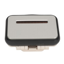 3D Pedometer with Clip – Tracks Steps, Distance, Calories, Silver