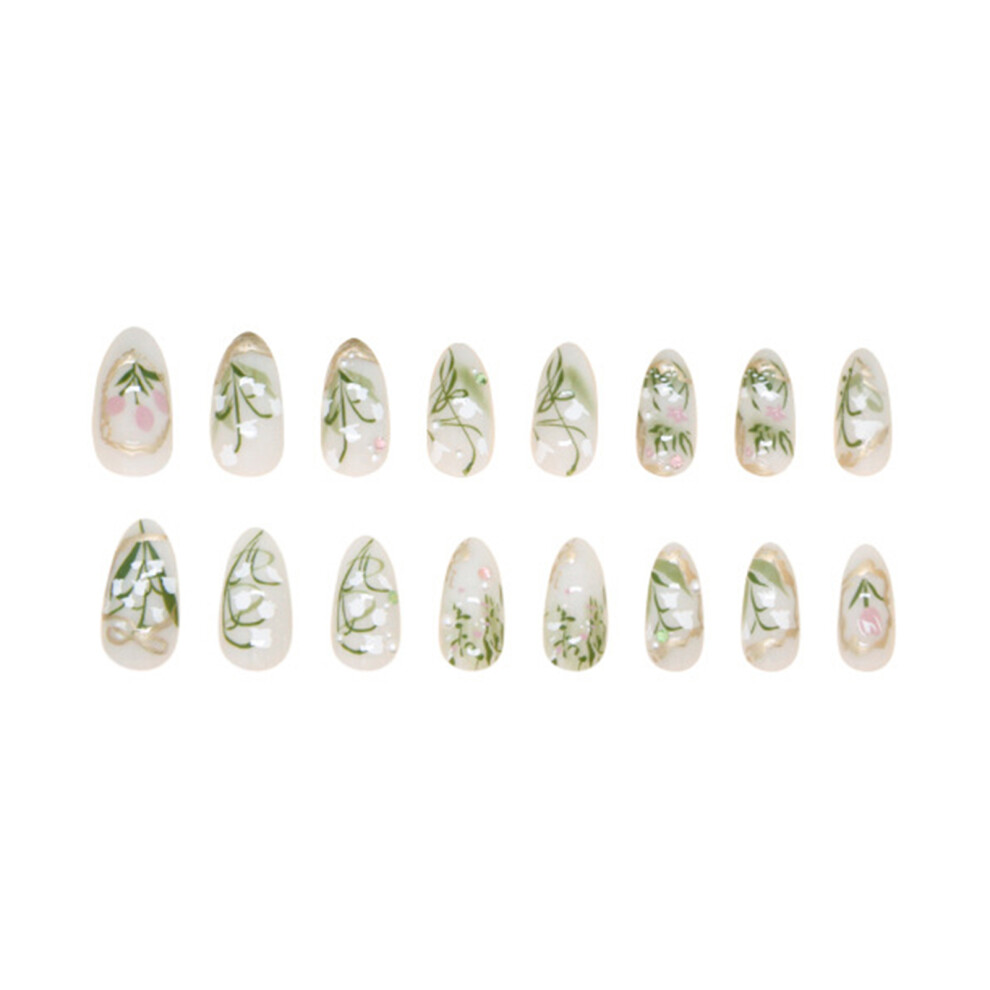 Creation-3C Stage Fake Nails - White, Durable & Comfortable