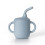 (Dark Blue) BPA-Free Silicone Sippy Cup for Babies 1