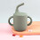 (Army Green) BPA-Free Silicone Sippy Cup for Babies 1