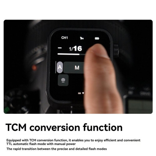 X3PRO 2.4inch TTL HSS Wireless Flash Trigger OLED Touch Screen Transmitter for 2