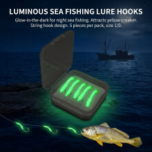 (Luminous green, 1 0) Glow Sabiki Rig for Yellow Croaker Fishing