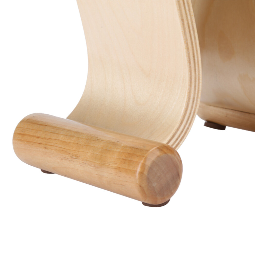 Wooden U-Shape Headphone Holder Stand Birch Color Eco-Friendly Headset Display 8721392319816