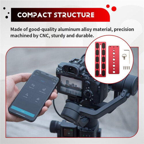 Quick Release Plate Camera Mounting for  Ronin SC Gimbal Aluminum Alloy 2