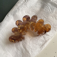 (Brown Brown) Strong Hold Hair Claw Clips for Long Hair