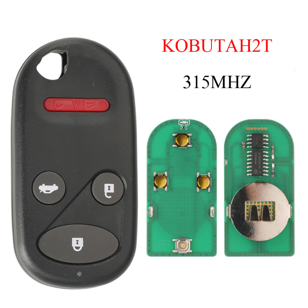 4Button Kobutah2t 315Mhz Car Transmitter Key For Honda Accord Acura Tl 1998 1999 2000 2001 2002 Keyless Remote Control 6935161680225