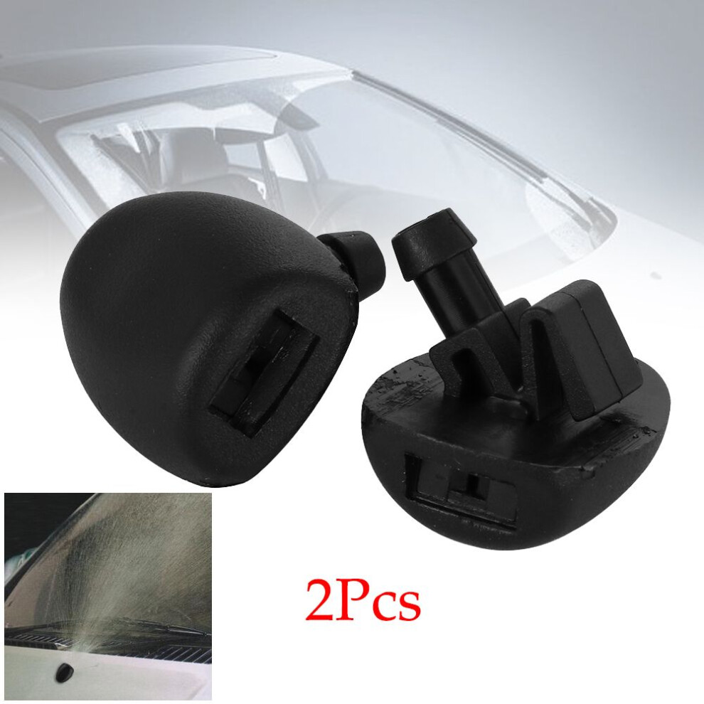 2Pcs Plastic Front Auto Water Sprayer Jet Washer Windshield Wiper Nozzle Car Supplies For Peugeot 407 206 207 6935161639827