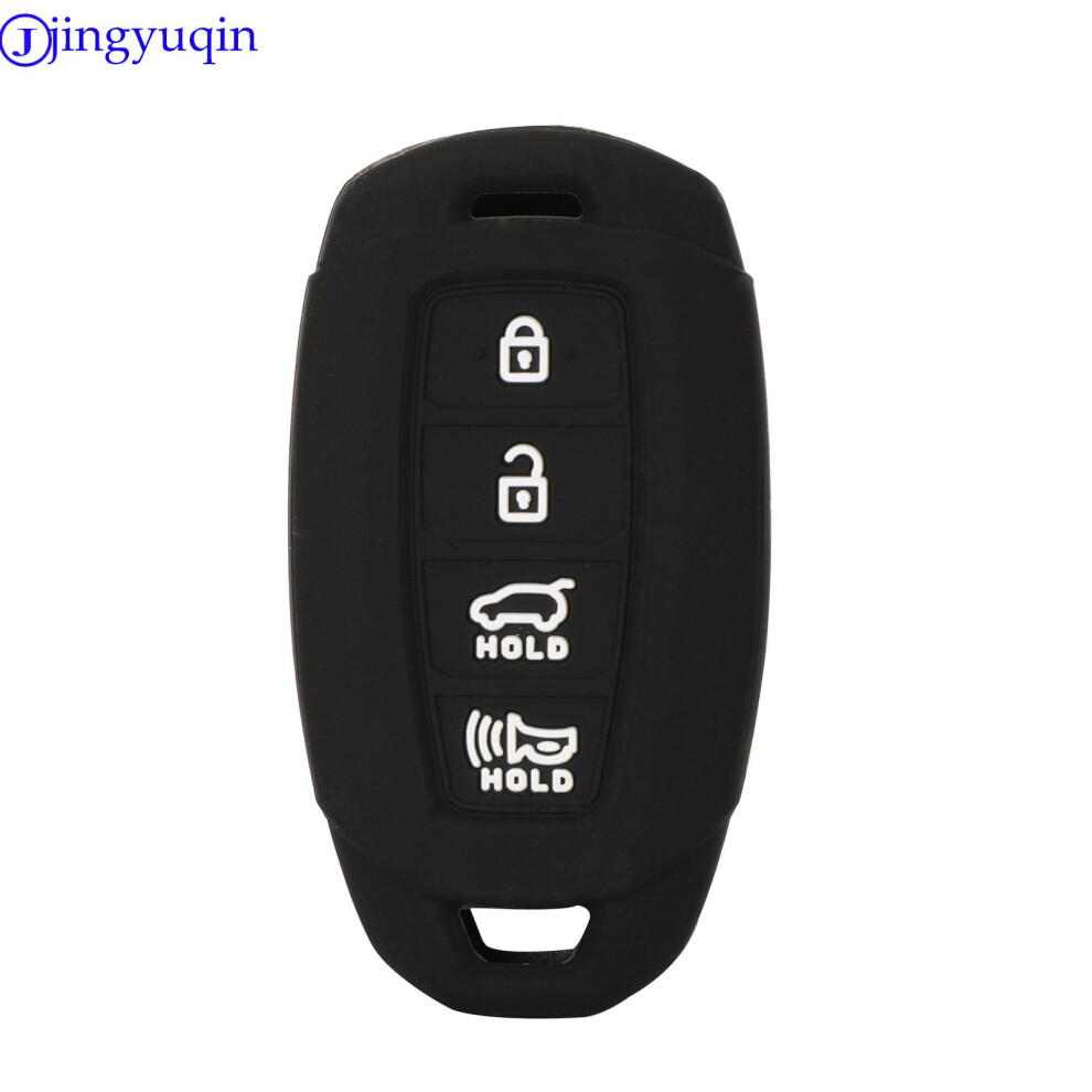 4B Silicone Car Key Case Cover For Hyundai I30 Ix35 Kona Encino Solaris Azera Grandeur Ig Accent Santa Fe Palisade 6935161680164