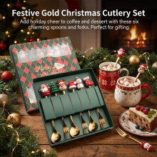 3PCS Christmas Stainless Steel Cutlery Set