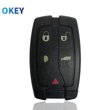 Remote Car Key Cover Shell Replacement Case For Land Rover Freelander 2 Discovery with Blade 5 Button