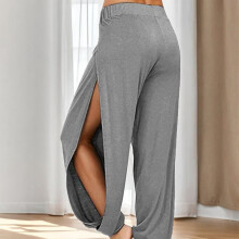(Light Grey, L) Hippie Beach Pants - Summer Wrap Cover-Up