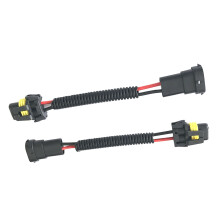 2Pcs H11 Male To 9005 9006 Female Adapter Socket H11 Male To 9005 9006 Female Wiring Harness Headlight Connector Socket Adapter