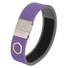 Anti Static Wrist Strap Silicone Purple 20x210mm Electrostatic & Fatigue Relief
