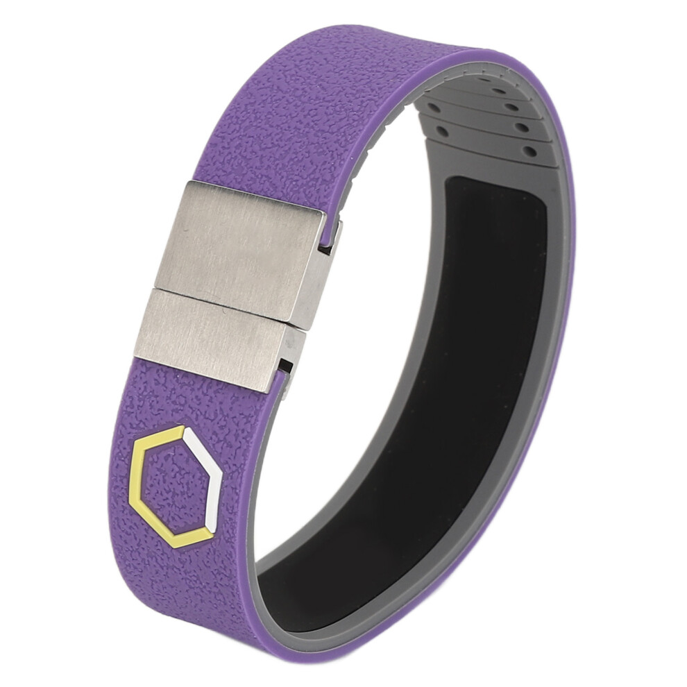 Anti Static Wrist Strap Silicone 20X210mm Electrostatic & Fatigue Relief Purple 8151388030027