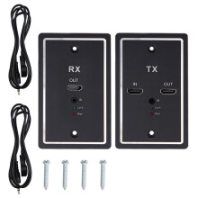 Extensor de Placa de Pared HD, Compatible con , Tipo Panel, Cable de Red de Alta Definición, 50 M, 1080P