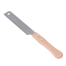 Einseitiges Sägeblatt aus SK5-Stahl mit Holzgriff, 17 Zähne, für Holzarbeiten