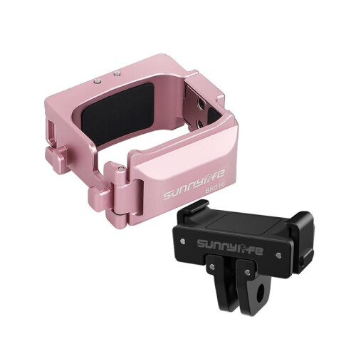 for  Osmo Pocket 3 Quick Release Expansion Adapter 2-Way Expansion with Cold Shoe Frame Bracket 1/4 Screw Hole A