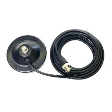 9CM Magnetic Mount Base with 5M Extension Coaxial Cable for Walkie Talkie BNC Magnetic Mount Base Adapter