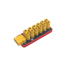 XT-60 Distribution Board 6-Bit Model Aircraft Robot Submarine Electric Vehicle Distribution Board Electric Race Board