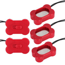 5 Stück verstellbarer Hunde-Trainings-Clicker, ABS, 5,5x3,5x1,7cm