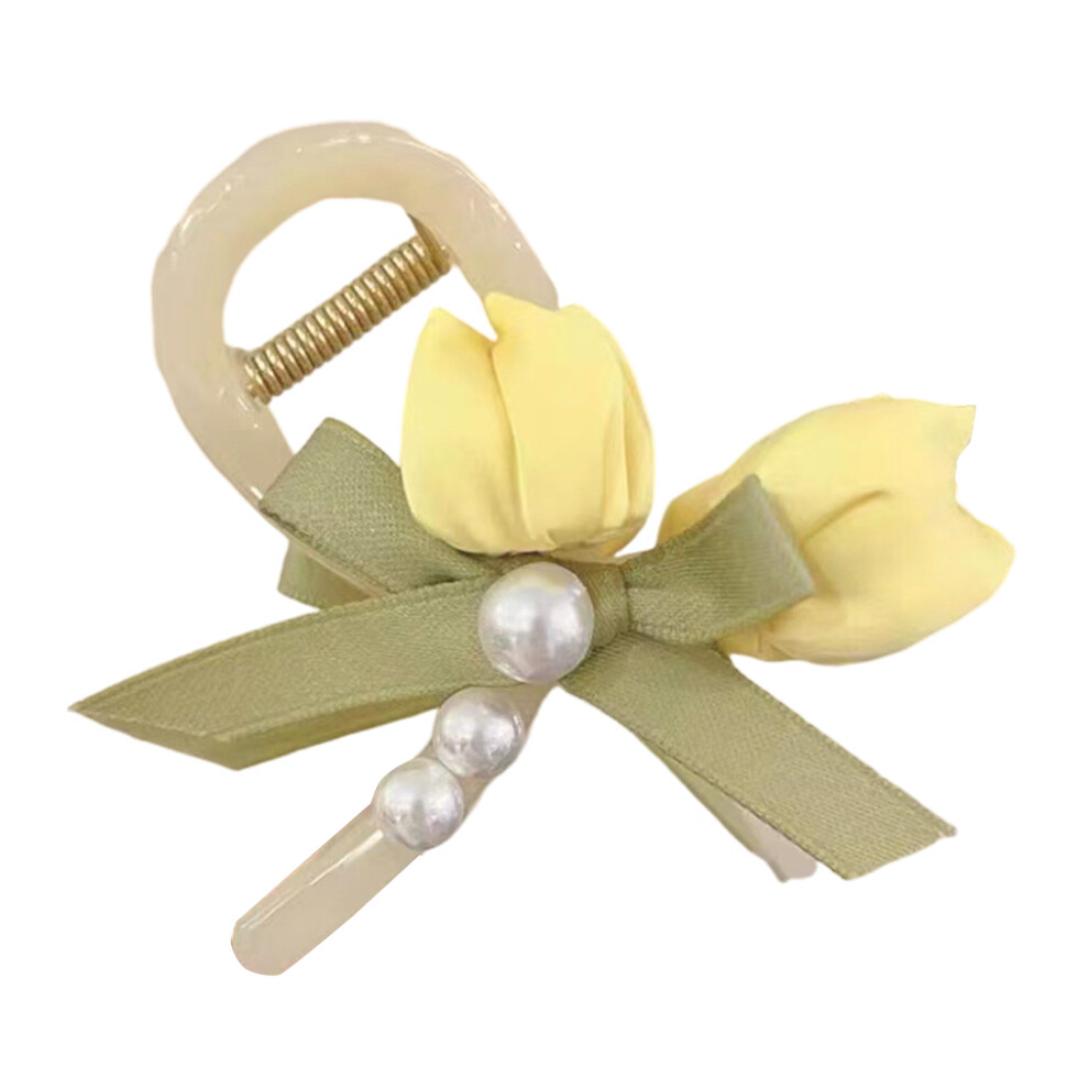 Dachuang Beauty Yellow (Yellow) Strong Hold Hair Claws For Thick/Thin Hair