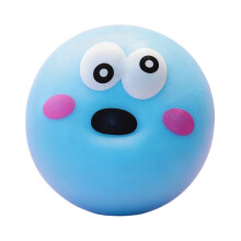 (Blue) Durable Squeaky Dog Chew Toy for Teeth Cleaning