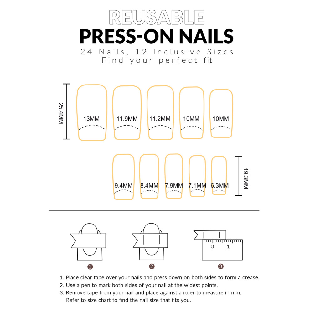 Roc-Electron Pink Black Tip False Nails, Resin, Stage Wear
