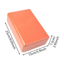 (Orange, Four packs (120g)) 4PCS High Density EVA Yoga Blocks