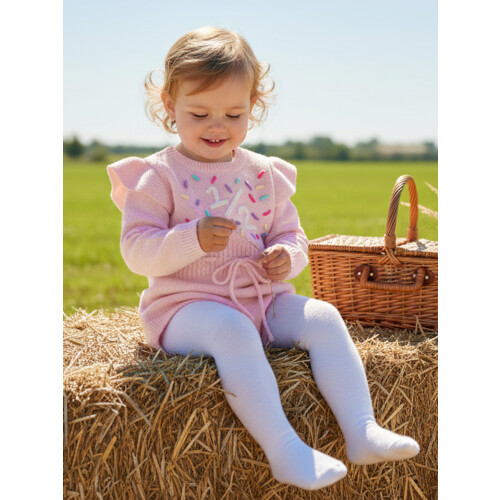(3-6 Months, Pink) Μισό Romper γενεθλίων εορταστικές στιγμές. 1