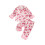 (12-18 Months, Pink) Σετ Φθινοπωρινής Πιτζάμας Μανσέτες, Καρδιά/Κεράσι 1