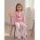 (18-24 Months, Pink) Σετ παντελονιών κοριτσιών, φούτερ μακρύ μανίκι με κέντημα χήνας 3