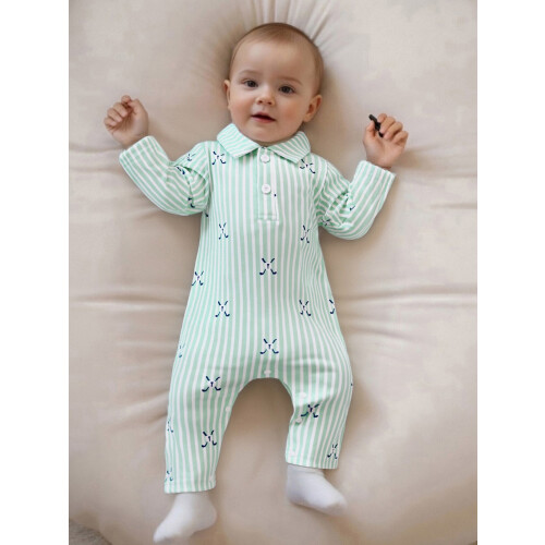 (3-6 Months, Green) Φθινοπωρινή φόρμα για και πέτα 2