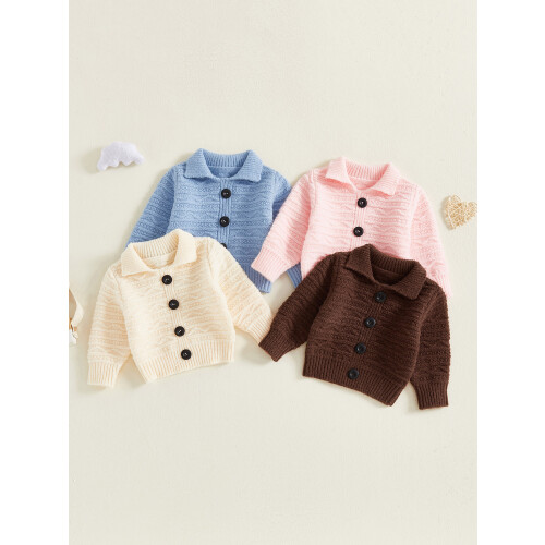 (18-24 Months, Beige) Παιδικό Φθινοπωρινό Ζακέτα Κορίτσια Αγόρια 2