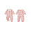 (6-12 Months, Pink) Φόρμα για μωρά το μήκος. 2